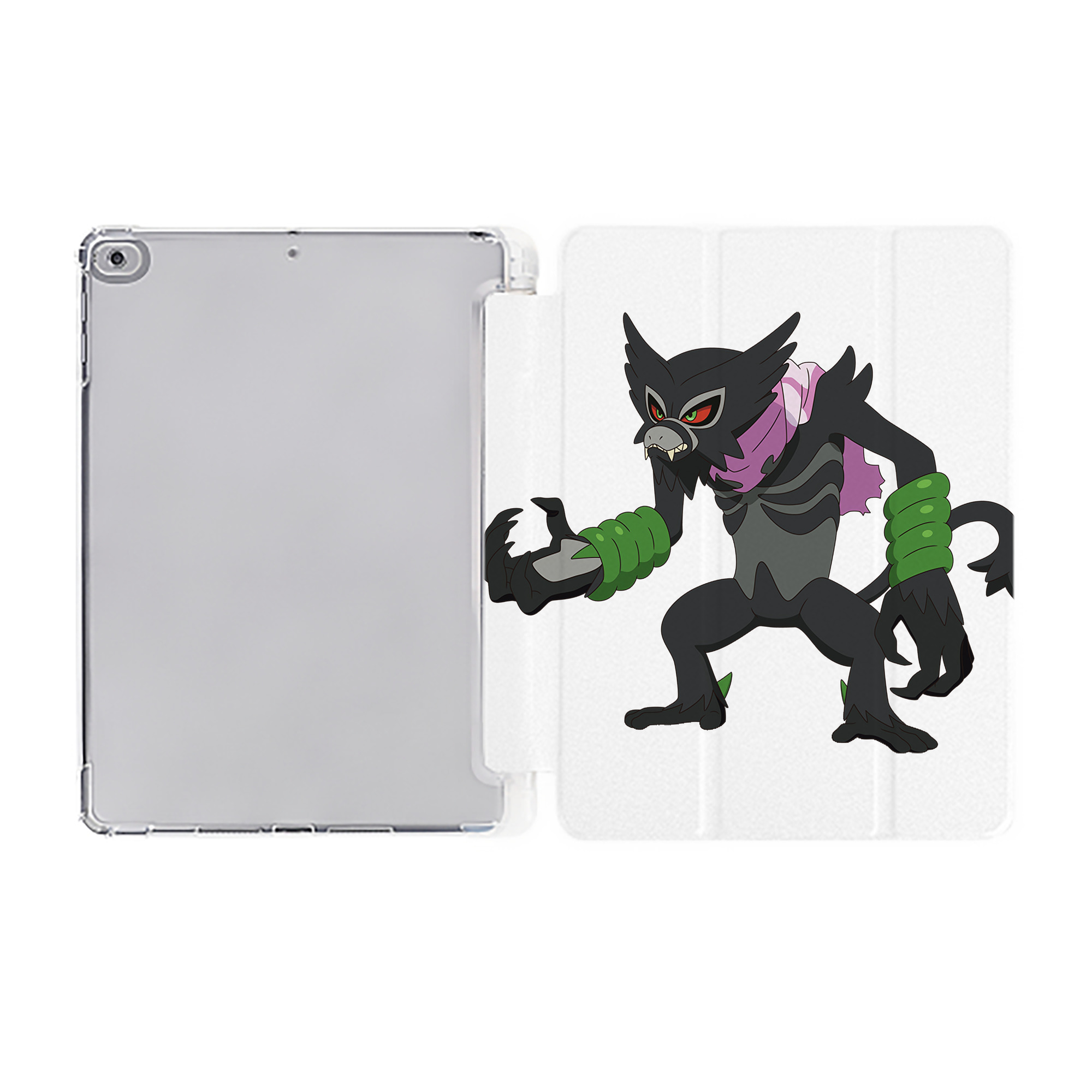 （画像用） ポケットモンスター Pokémon IPad ケース ペン収納付き 三つ折りスタンド PUレザー×シリコン 対応機種9.5/10.5/10.9インチ